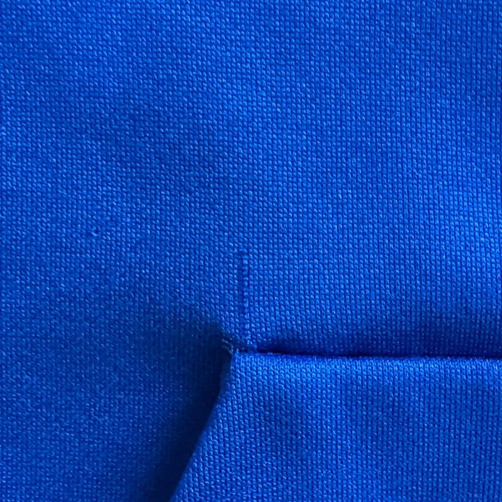 Blue and White Kids Baseball Hoodie - Picture 5 of 5